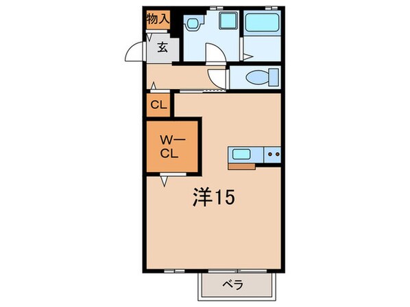 メルベーユトモの物件間取画像